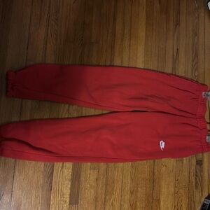 Nike Red Sweatpants Men’s Size Small